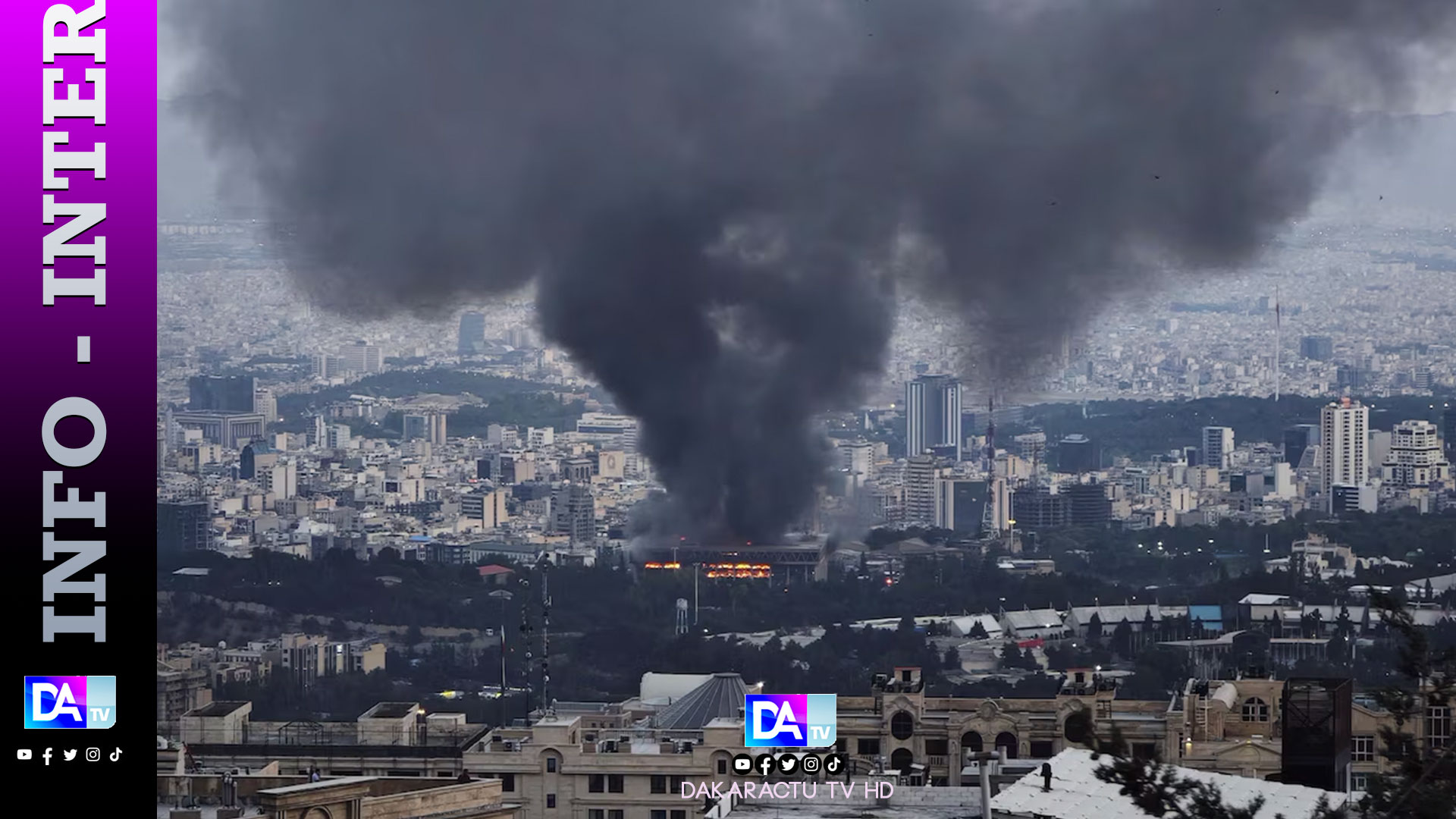 L'Iran appelle à évacuer les bureaux de chaînes israéliennes, après l'attaque contre sa télévision nationale