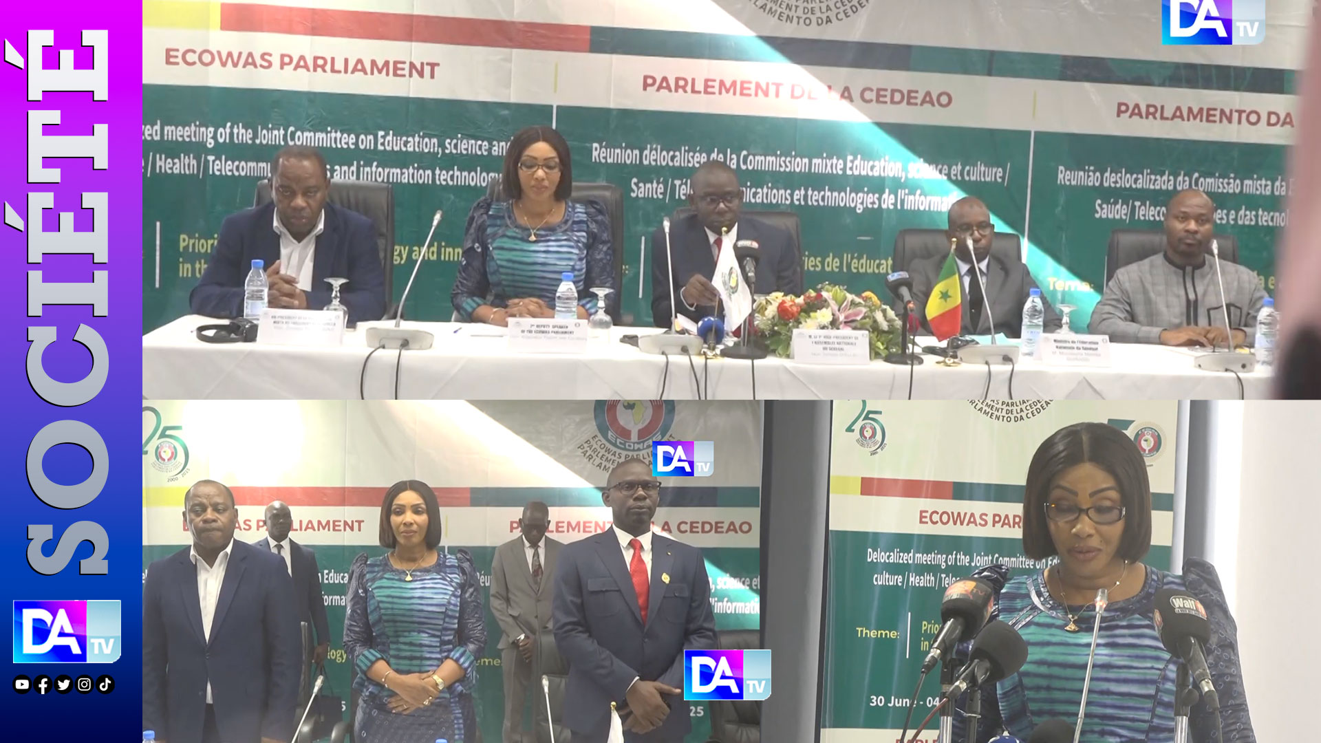 Réunion de la CEDEAO à Dakar : la 2e Vice Présidente du parlement ...
