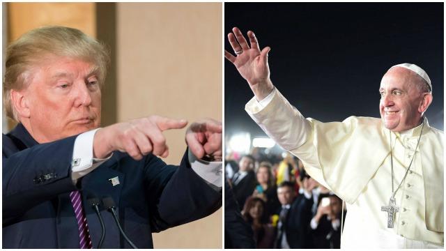 Donald Trump déplore les propos honteux du pape à son encontre