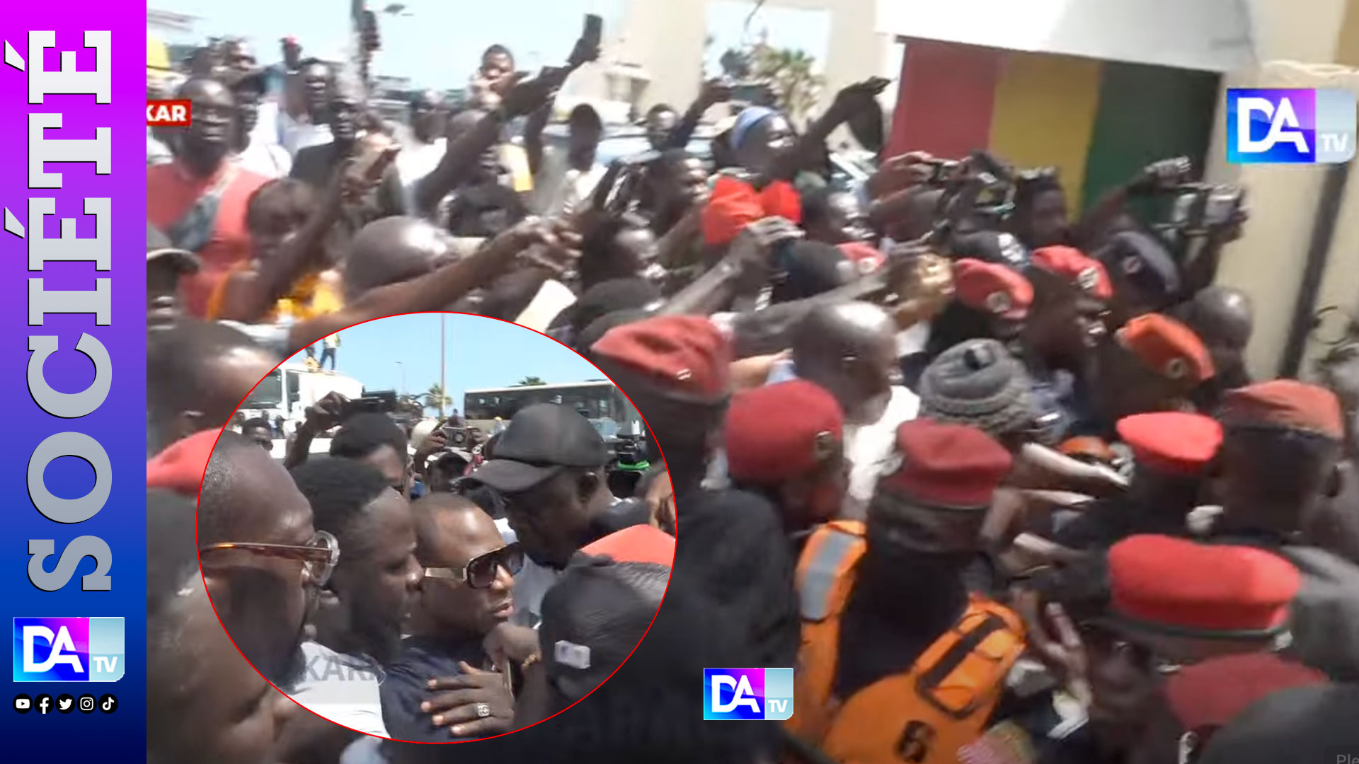 Arrivée mouvementée de Badara Gadiaga à la DSC : foule, blocage et ...