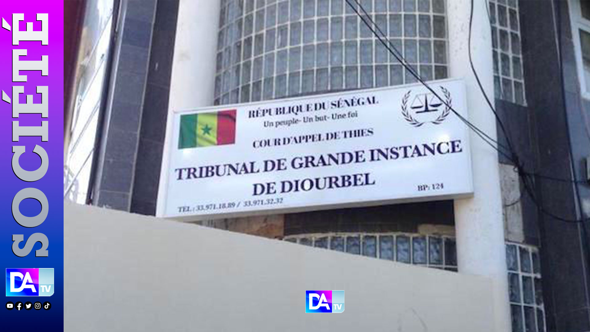 TGI Diourbel : 9 affaires inscrites au rôle d'audience les 28 et 29 juillet prochain