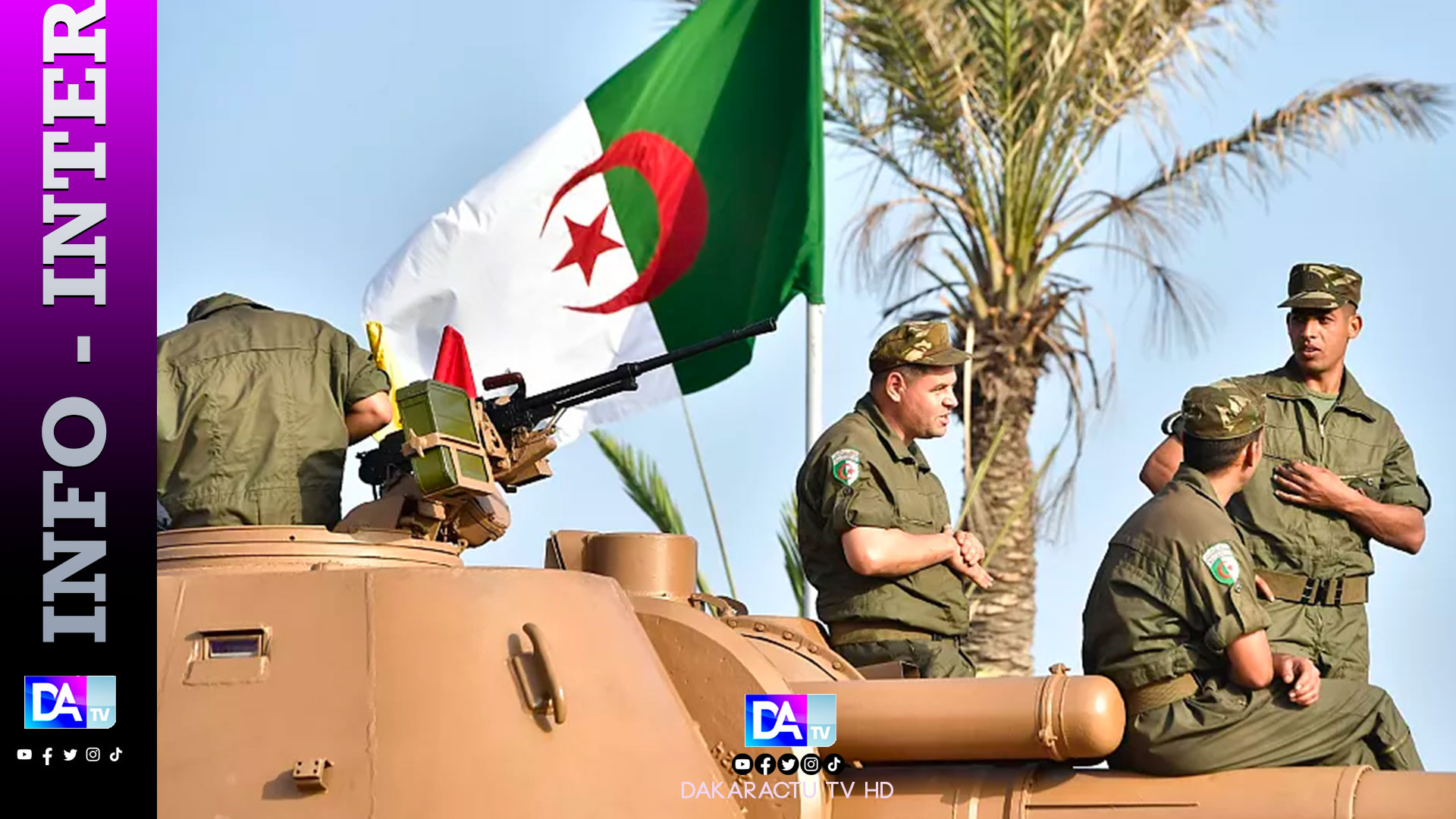 L'Algérie adopte une loi sur la mobilisation générale : le pays se prépare à un potentiel état de guerre