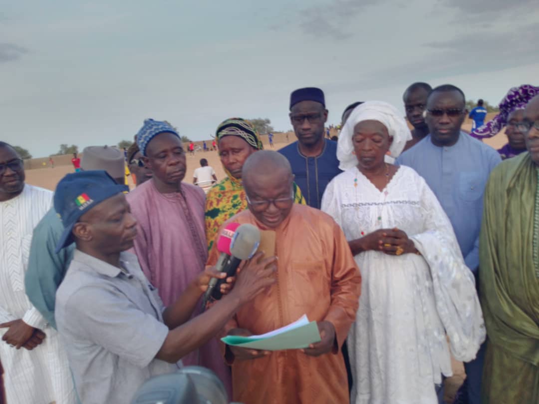 Commune de Boulal : Le maire Aboubacry Sow inaugure le stade municipal par un match de gala