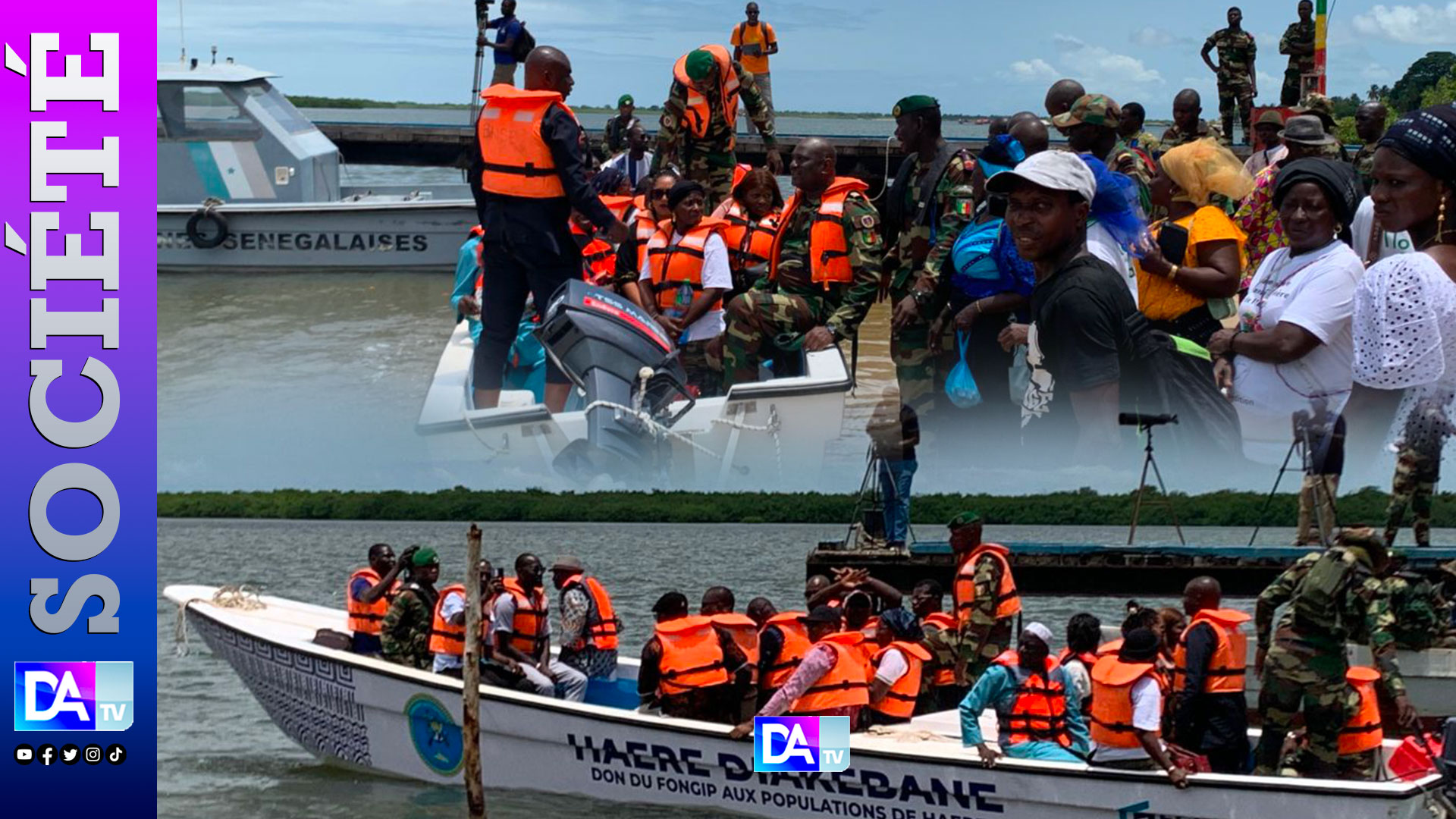 Ziguinchor : À Haère, la Marine nationale brise l’isolement grâce à un nouveau moyen de transport fluvial