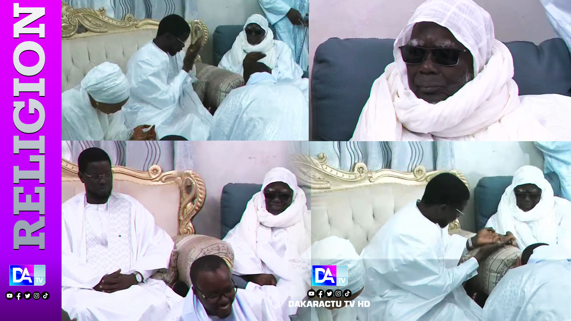 MAGAL 2025 – Cheikh Bass transmet au Président Diomaye le message du Khalife: « Serigne Mountakha vous porte profondément dans son cœur »