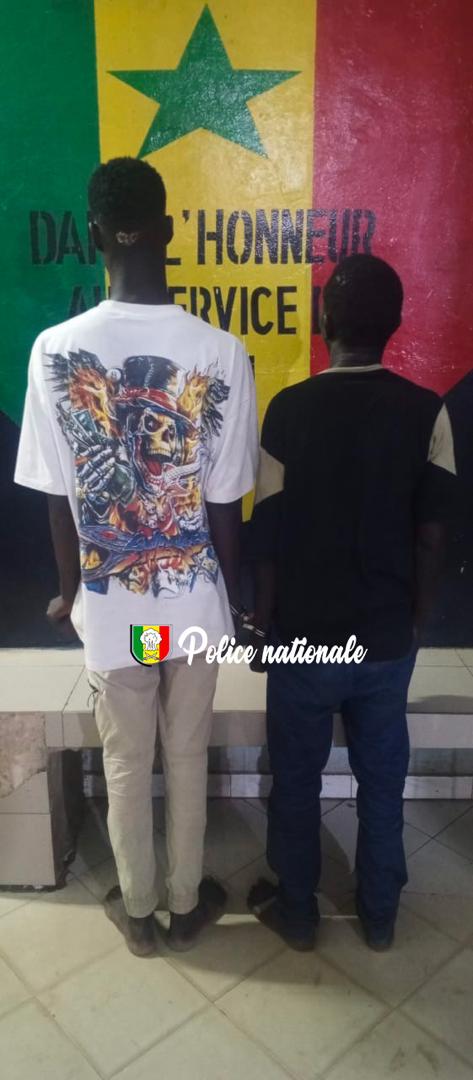 Kaolack/Ndorong : Deux individus arrêtés pour trafic de drogue à Boustane
