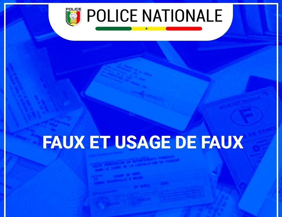 Faux actes de naissance : Deux faussaires arrêtés par la Sûreté urbaine