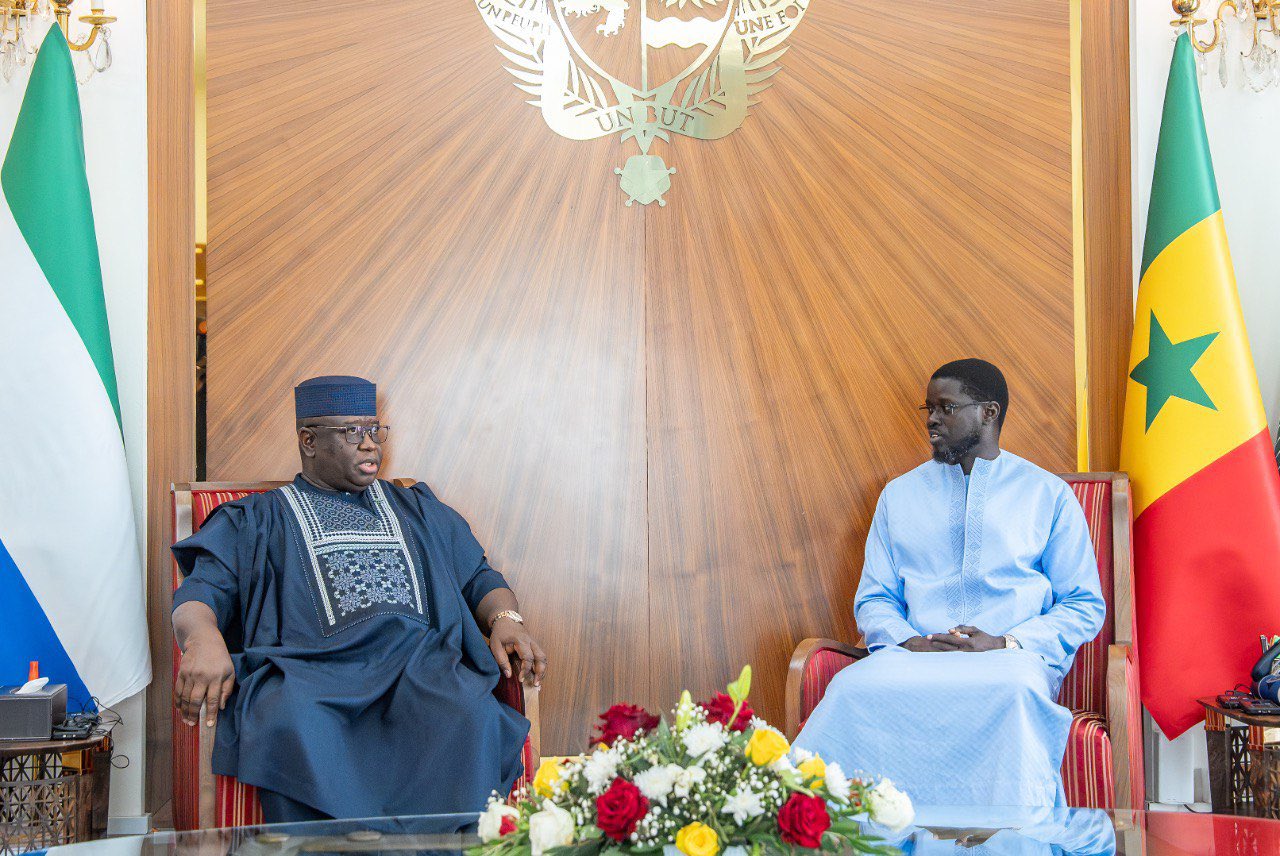 Diplomatie : Le président de la Sierra Leone et de la CEDEAO, Julius Maada Bio, en visite de travail au Sénégal