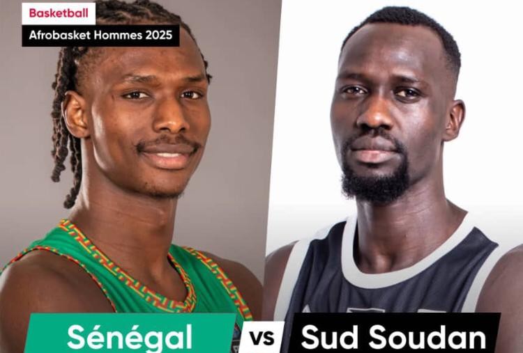 Afrobasket 2025 - Masculin : Le Sénégal affronte le Soudan du Sud pour une place en quarts de finale