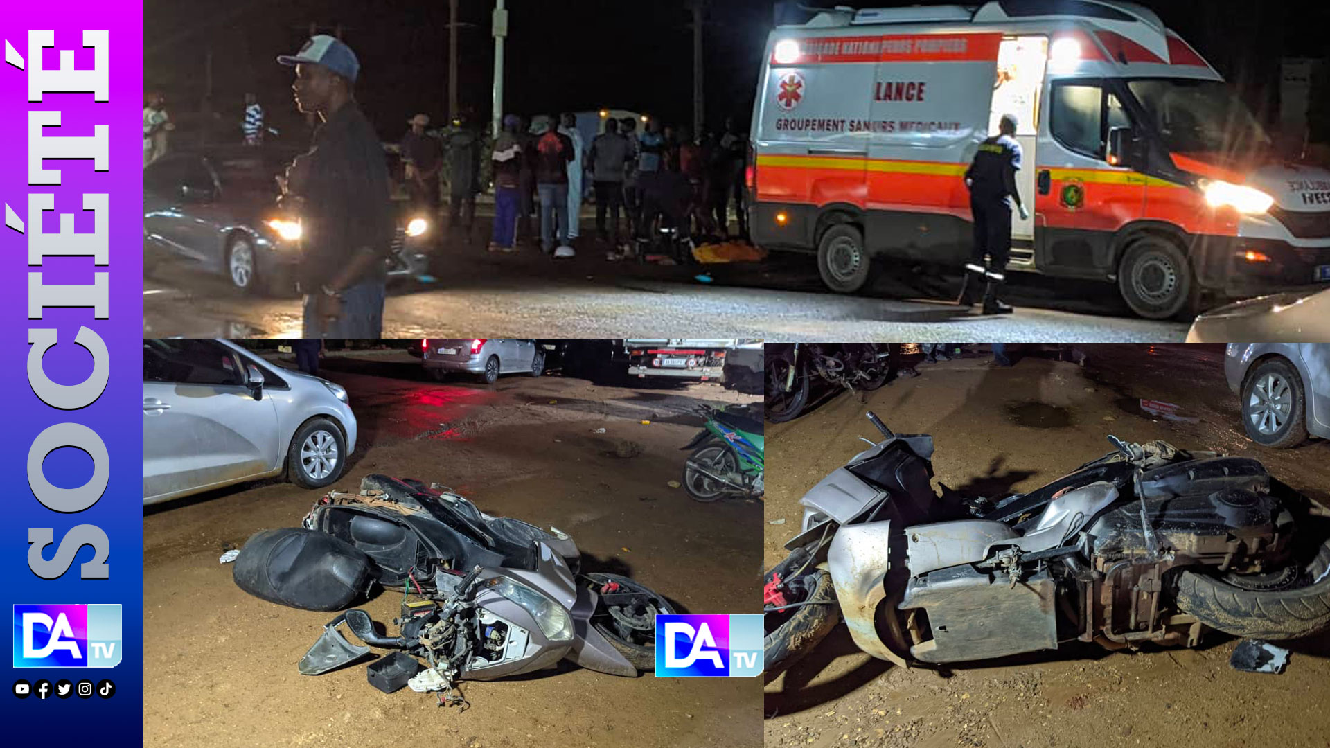Thiès : à bord d'un scooter de type X-max, un jeune meurt dans un accident de la circulation