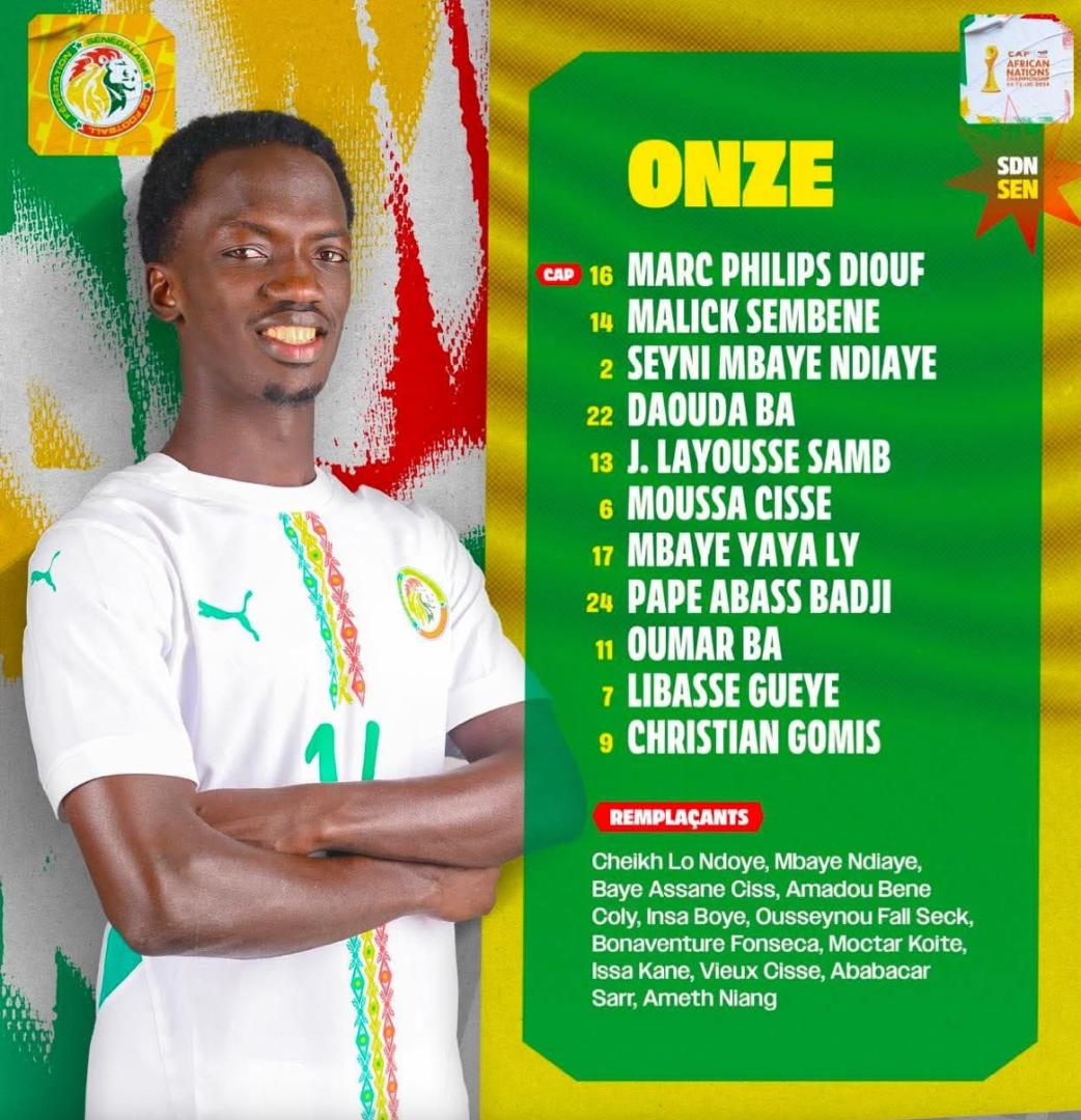 CHAN 2025 – Le Sénégal affrontera l’Ouganda en quarts de finale après son match nul face au Soudan