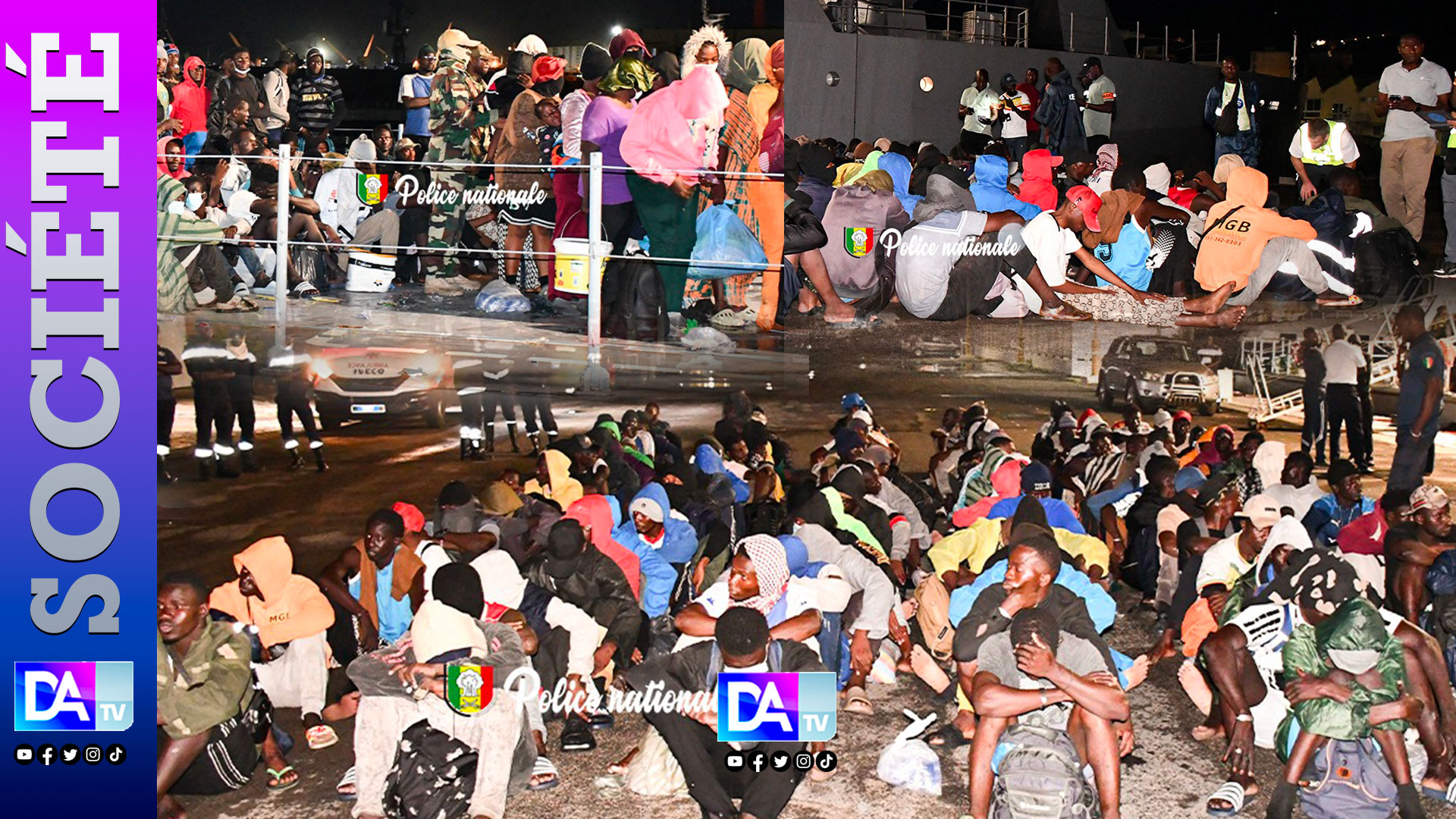 Migration irrégulière : 147 candidats à l’émigration irrégulière stoppés au large de Sangomar, 7 mis en cause déférés