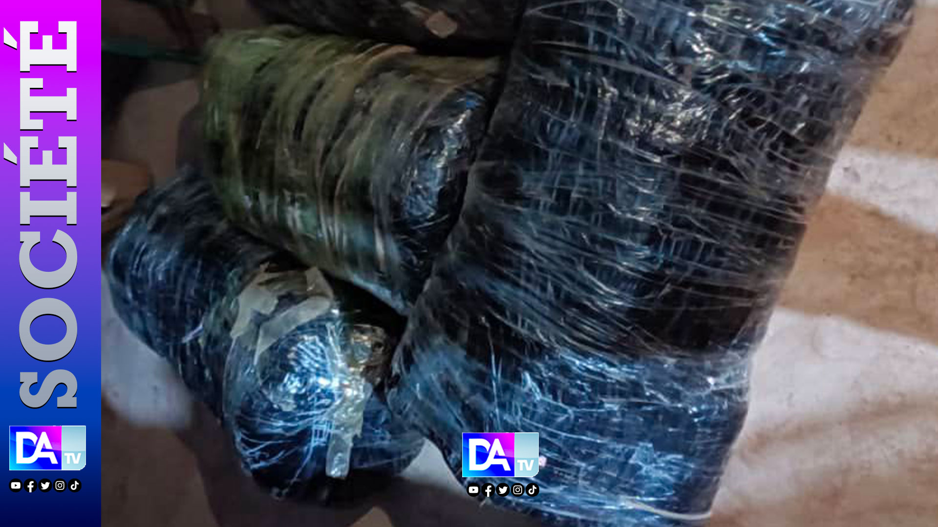 Kafountine : un trafiquant abandonne 150 kg de chanvre indien après une course-poursuite