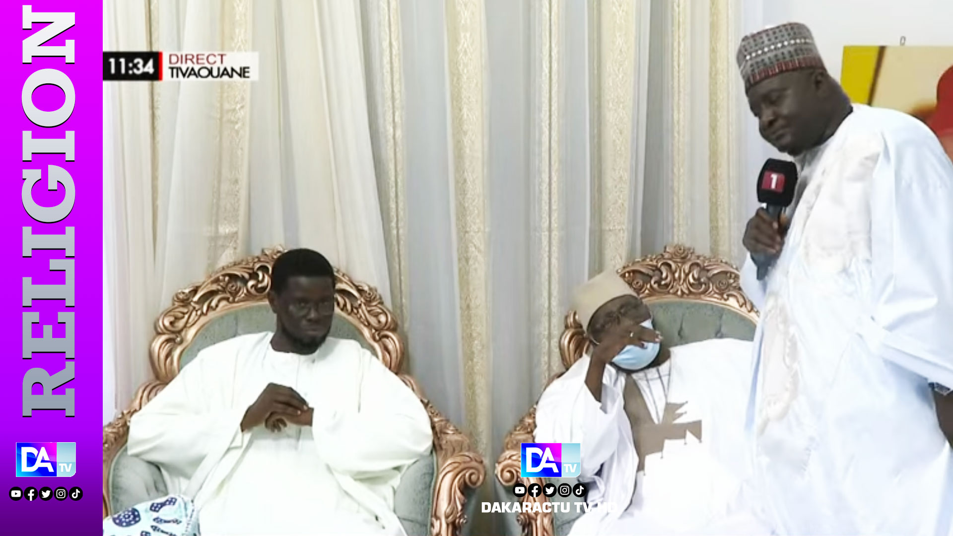Tivaouane- le Khalif Serigne Babacar Sy Mansour au président Diomaye: " Ce n'est pas facile de construire ce pays...."