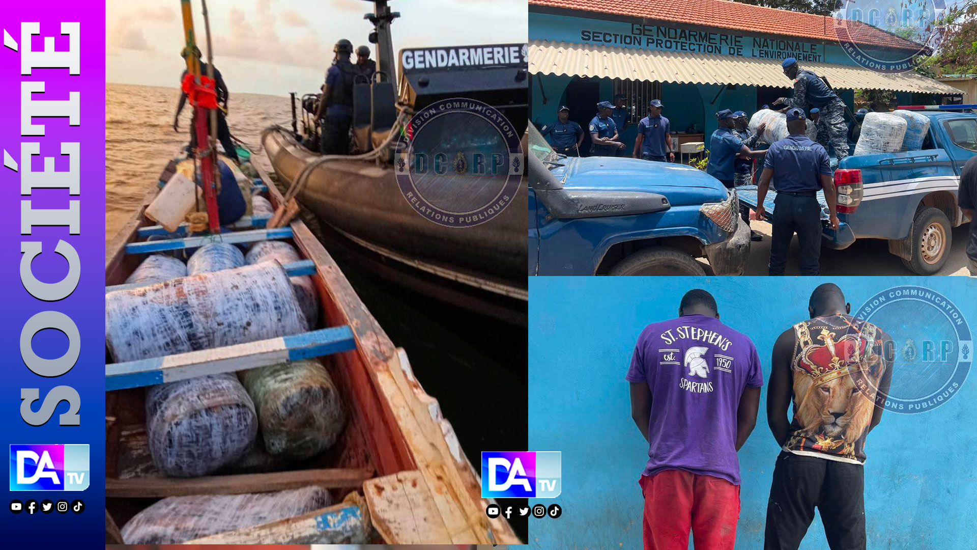 Lutte contre la criminalité – 8 tonnes de denrées impropres saisies à Keur Massar et près de 483 kg de chanvre interceptés au large de Nianing