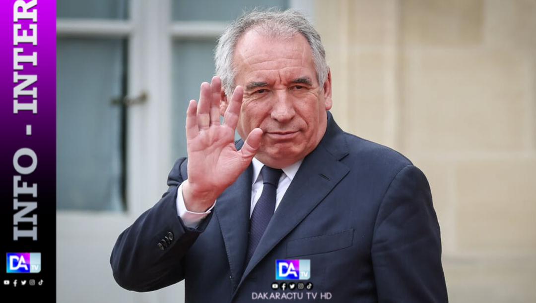 François Bayrou quitte l'Elysée après avoir remis sa démission (AFP) 