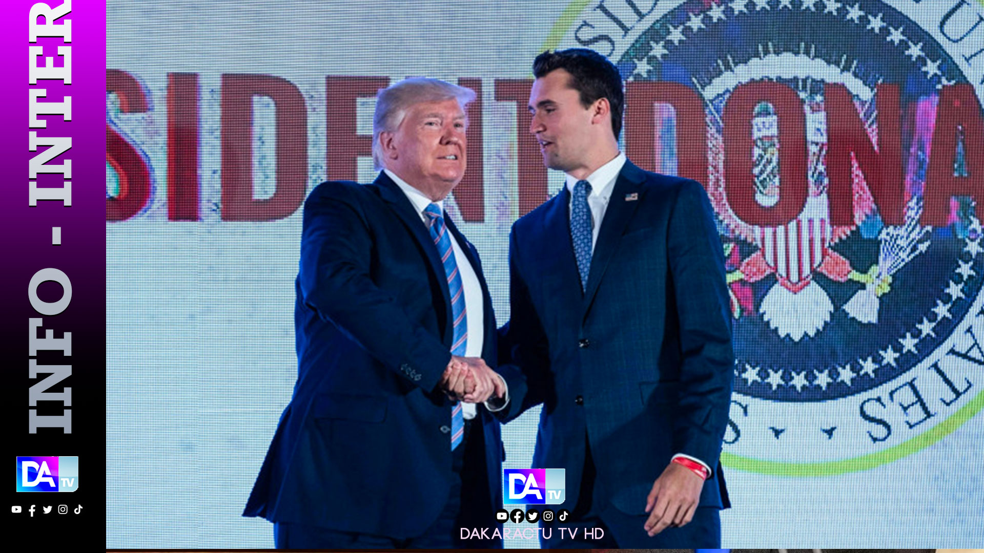 Trump annonce la mort de son allié Charlie Kirk tué par balle