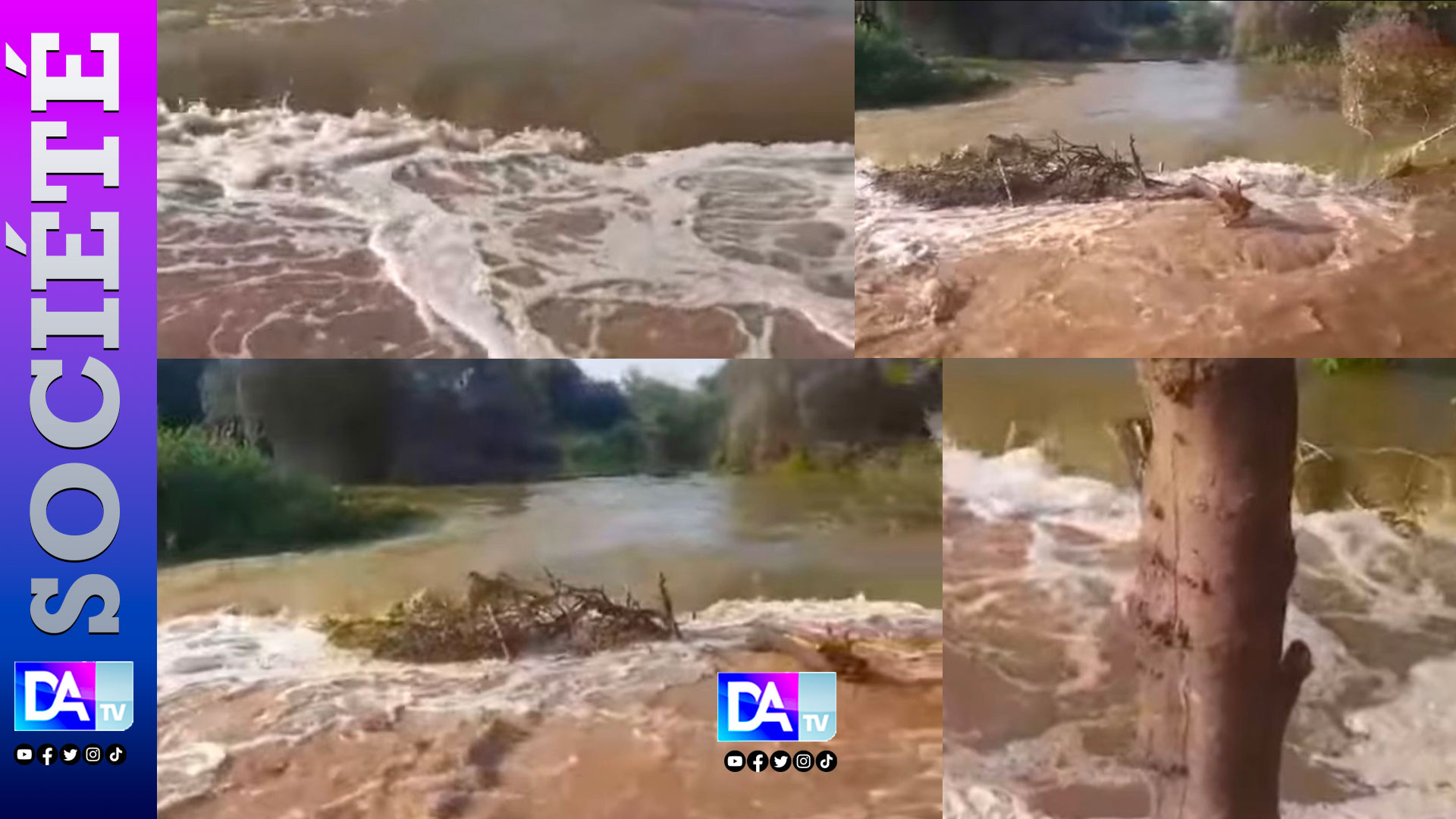 TOUBA- Le bassin de Keur Kabb cède sous la pression des eaux pluviales et menace d’inondation plusieurs quartiers