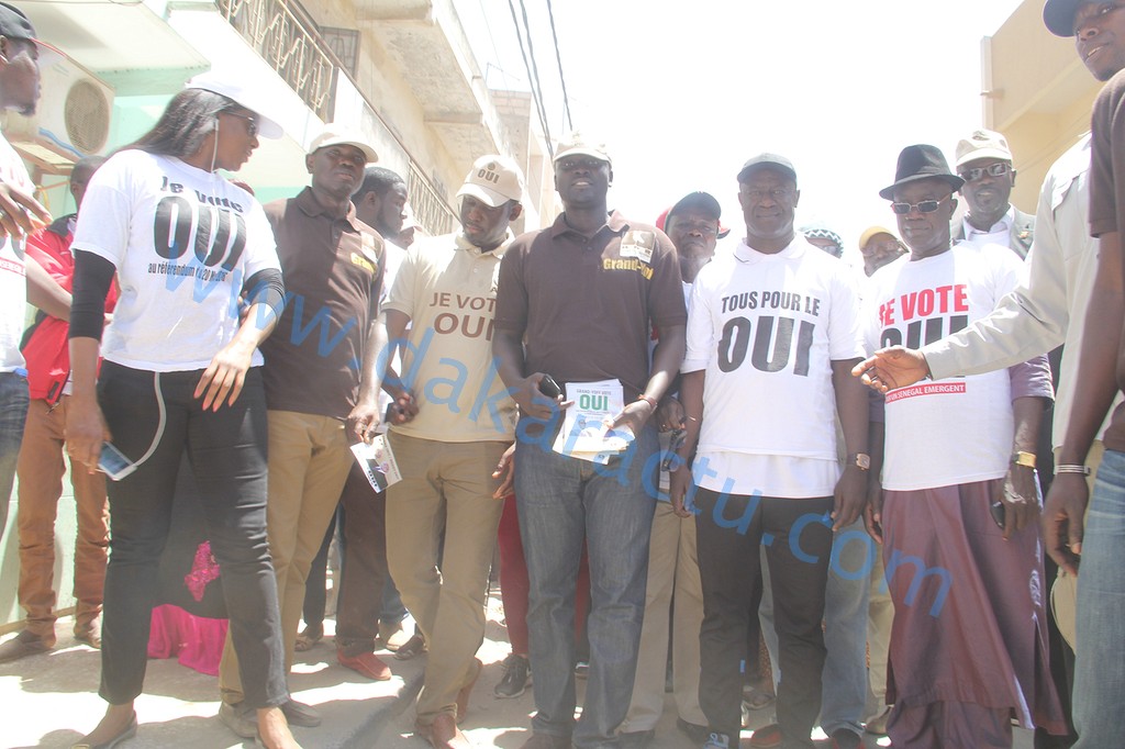 Référendum : Les images de la caravane du OUI à Grand-Yoff