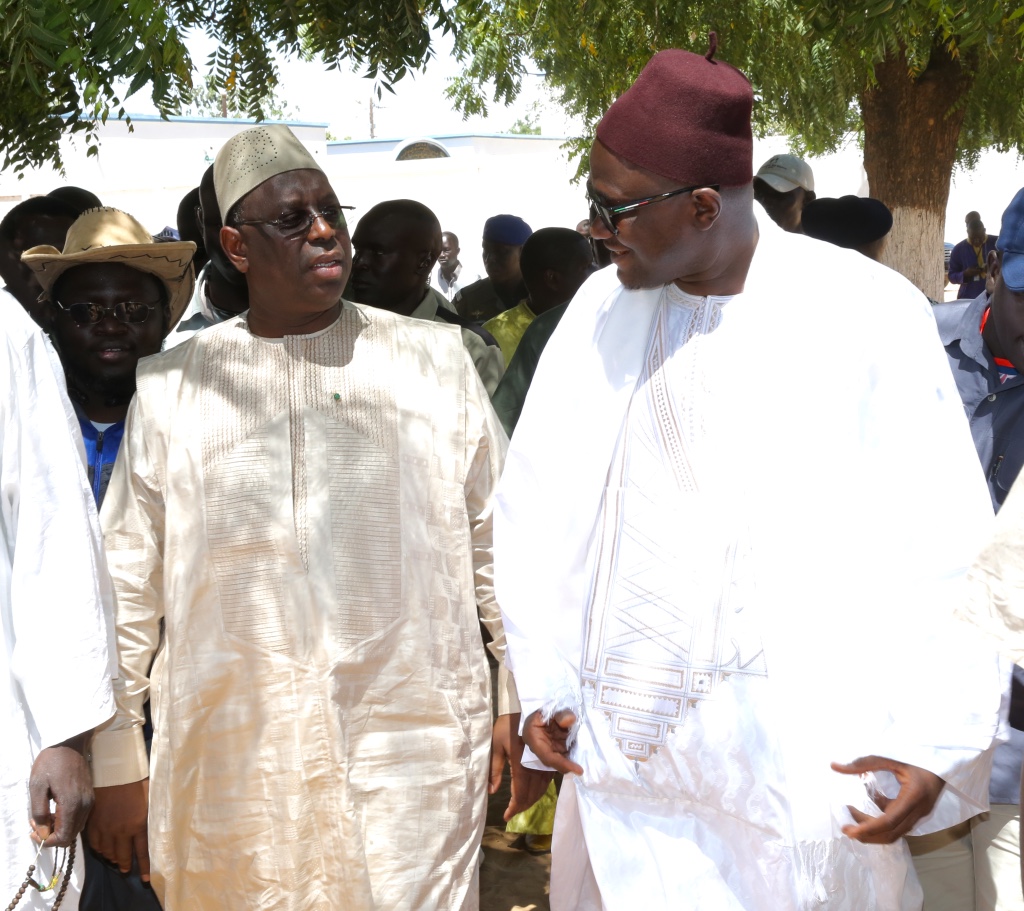 Visite de Macky Sall à Touba et Mbacké chez Serigne Cheikh Ahmadou Saï Mbacké et Serigne Abdoulaye Mbacké « Yallay bour »