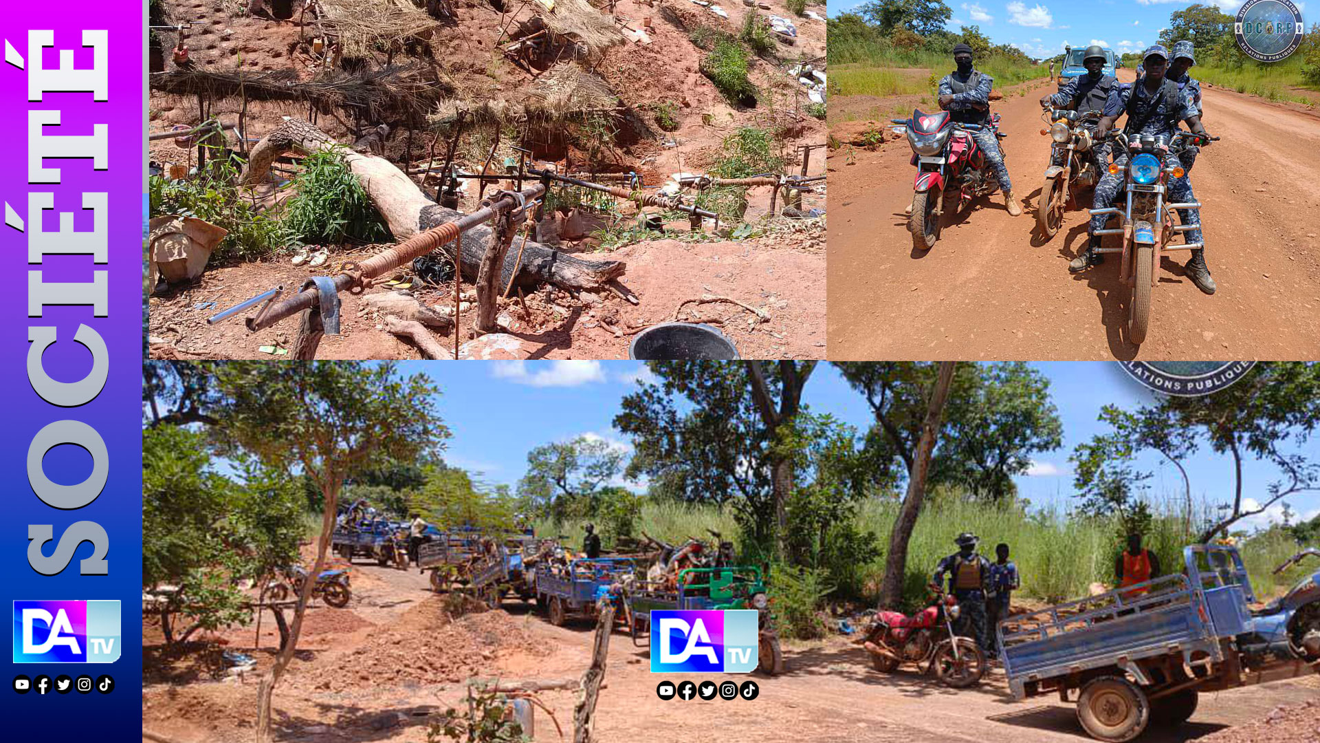 Saraya : vaste opération contre l’orpaillage clandestin à Kolia