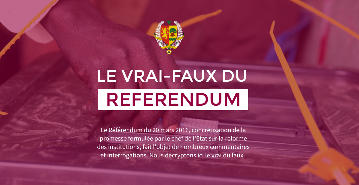 Mise à disposition d'un dossier spécial et d’un site de Fact-checking « Le Vrai-Faux du Référendum »