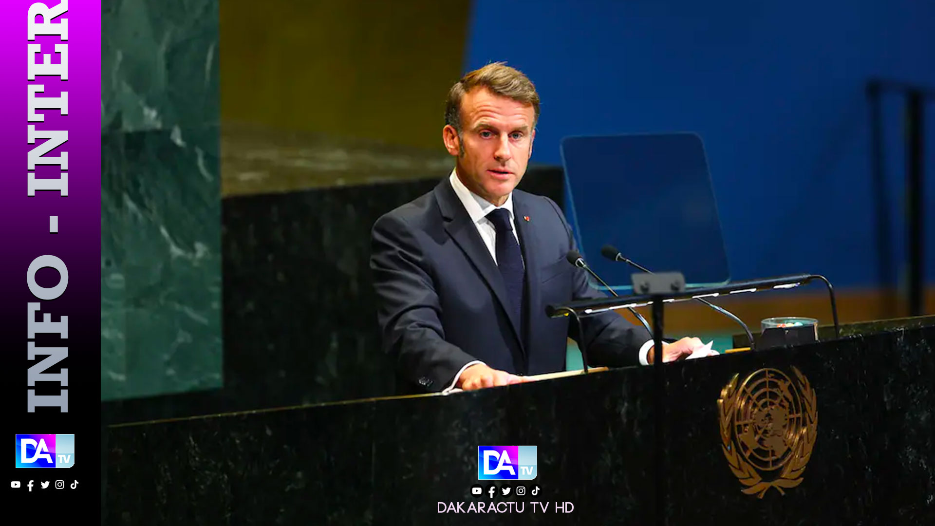 La France reconnaît "l'Etat de Palestine", "pour la paix" entre Israéliens et Palestiniens (Macron)