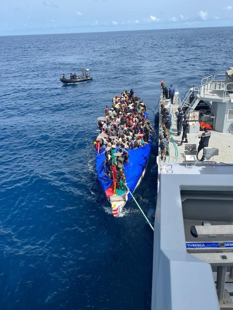 Immigration irrégulière : 259 candidats interpellés au large de Dakar