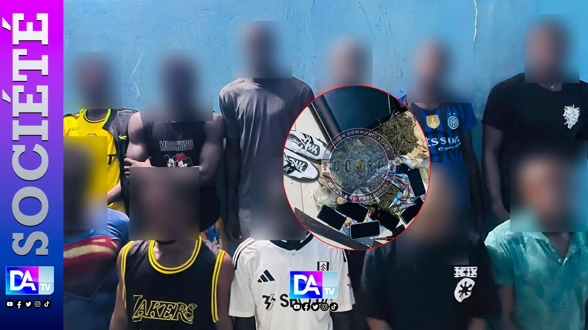 Diamniadio : onze présumés trafiquants de chanvre et de Kush arrêtés