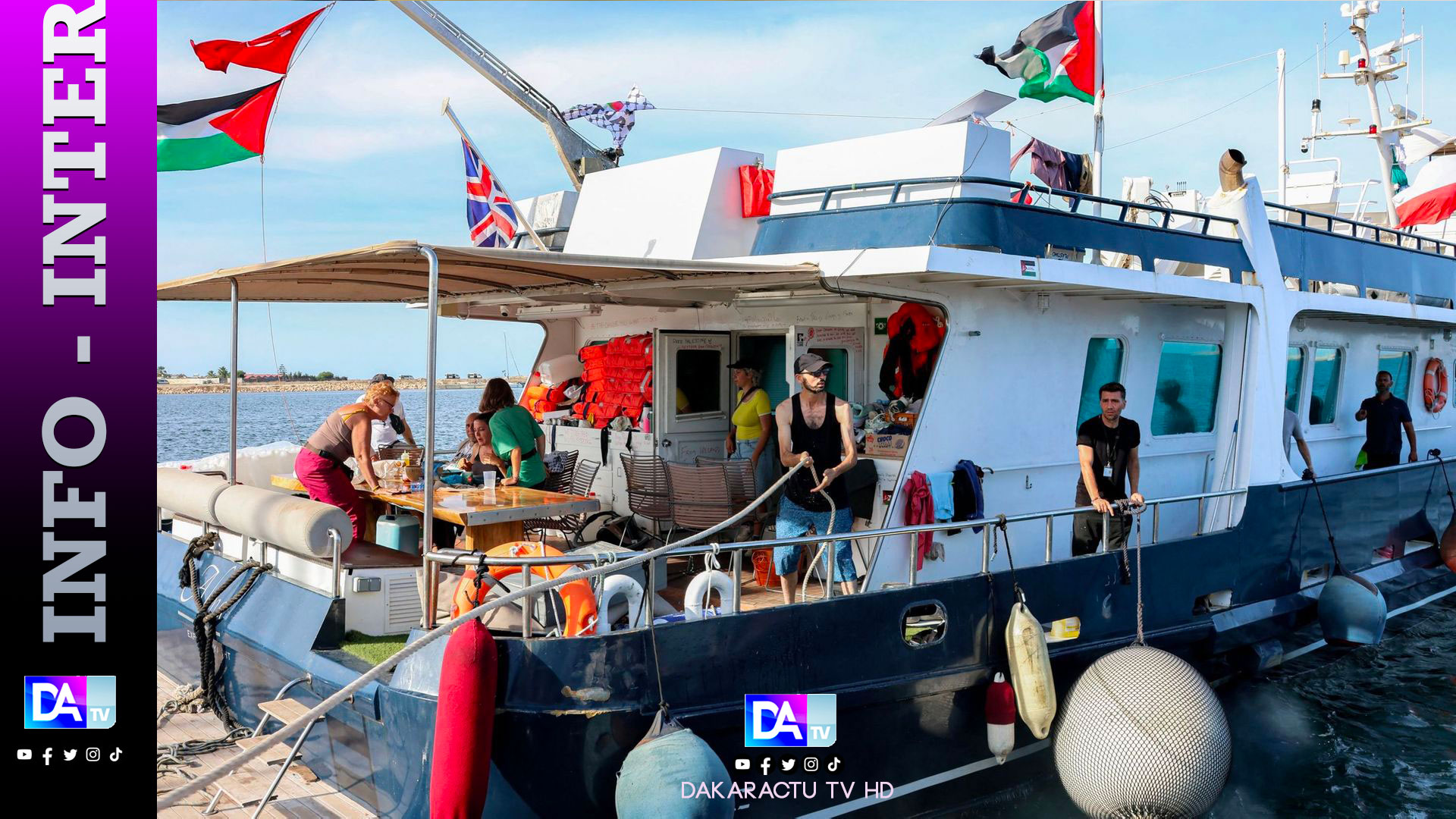 Flottille pour Gaza: l'Espagne annonce à son tour l'envoi d'un navire pour d'éventuels secours
