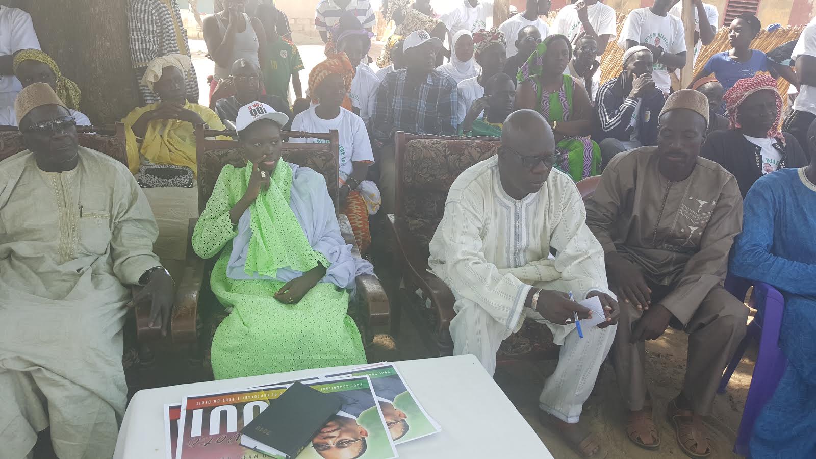 DIARRERRE : La mairesse Thérèse Faye Diouf à fond dans la campagne pour un OUI massif