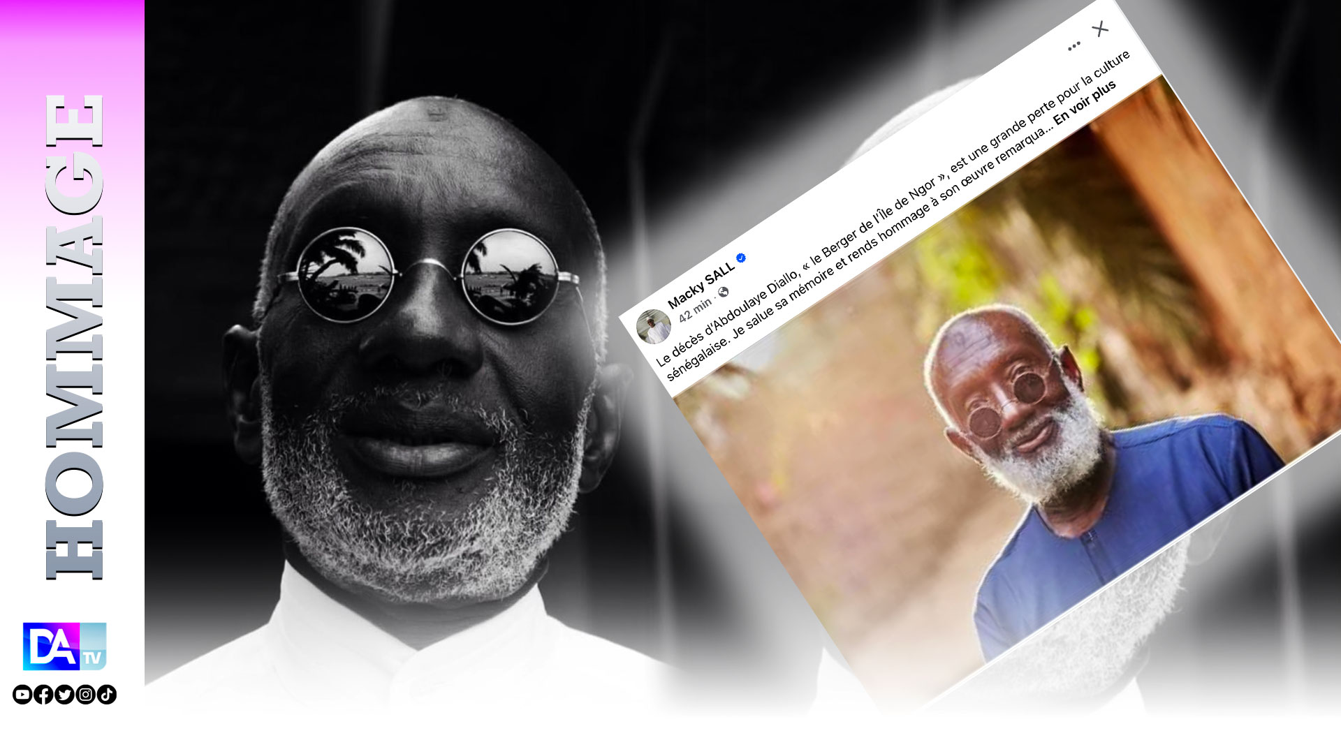 Macky Sall rend hommage à l'artiste Abdoulaye Diallo " le berger de l'Ile de Ngor"