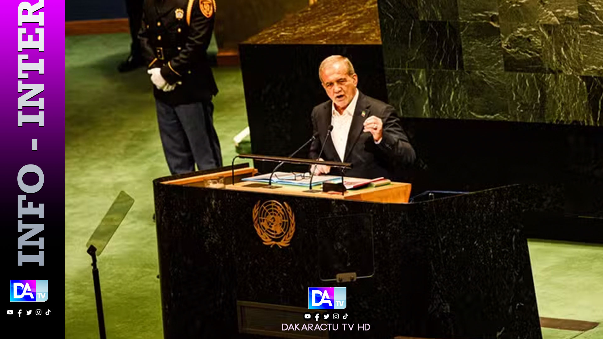 Nucléaire: le président iranien dit que les Etats-Unis ont exigé de l'Iran "de leur céder tout" son uranium enrichi