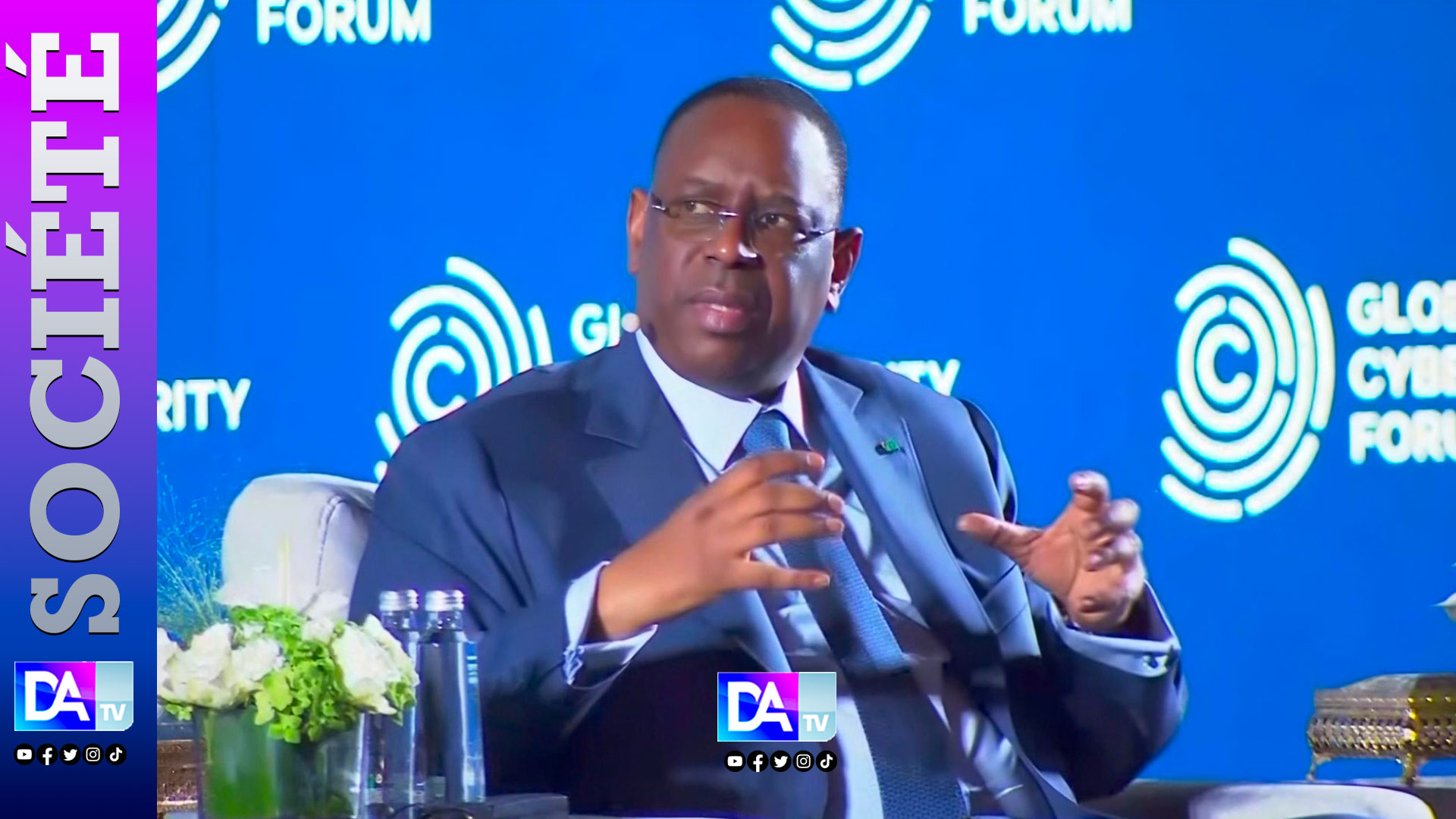 Le PR Macky Sall appelle à un consensus mondial contre la cybercriminalité au Forum de Riyad