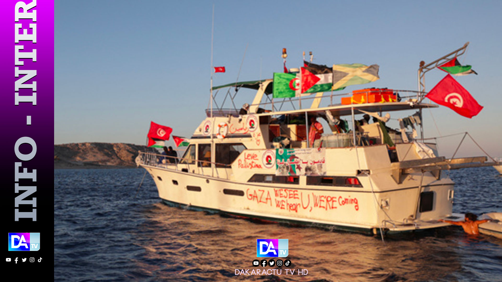 Flottille pour Gaza: l'eurodéputée Rima Hassan accuse Israël d'avoir arrêté "illégalement" et "arbitrairement" des "centaines" de personnes