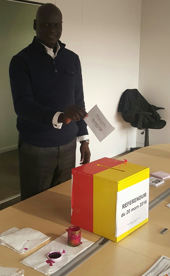 GENÈVE : Après avoir accompli son devoir de vote, le message de Dr Abdourahmane Diouf 