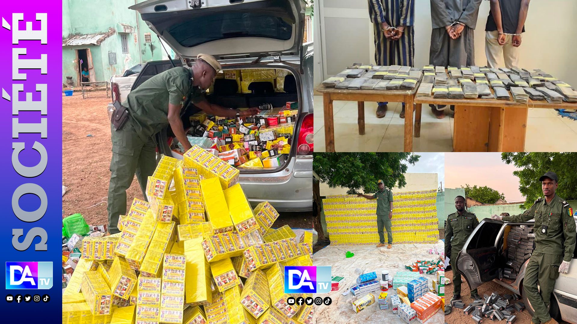 Douanes : Saisie de 19 000 billets noirs à Dakar et de 228 millions FCFA de faux médicaments à Koungheul