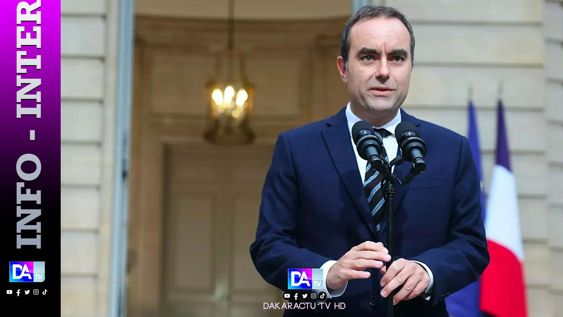 Lecornu a remis sa démission à Macron qui l'a accepté (Elysée)