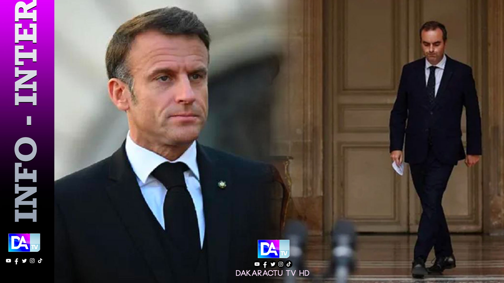 Macron donne à Lecornu, démissionnaire, 48 heures pour "d'ultimes négociations"