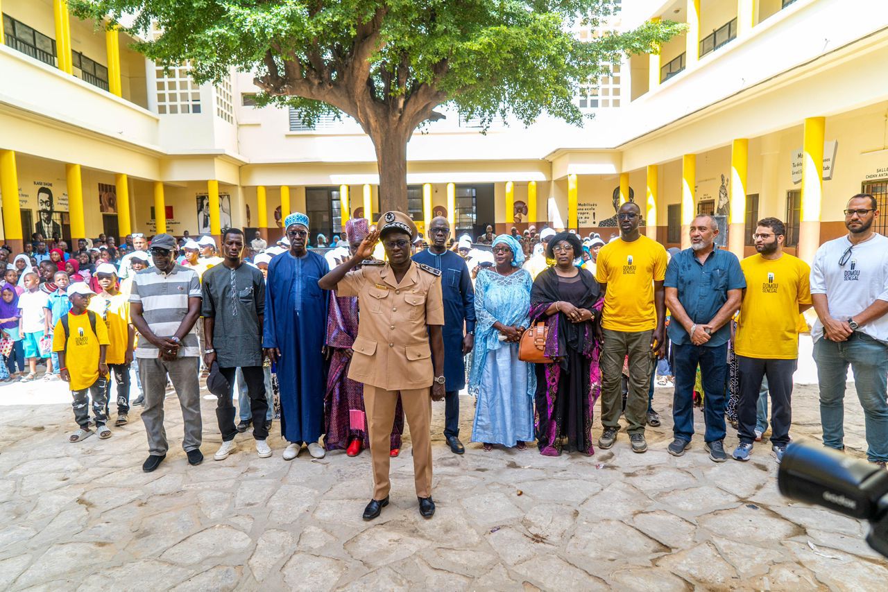 Domou Sénégal inaugure la réhabilitation complète de l’école primaire El Hadji Ibrahima Diop Youssouf (ex-Clémenceau)