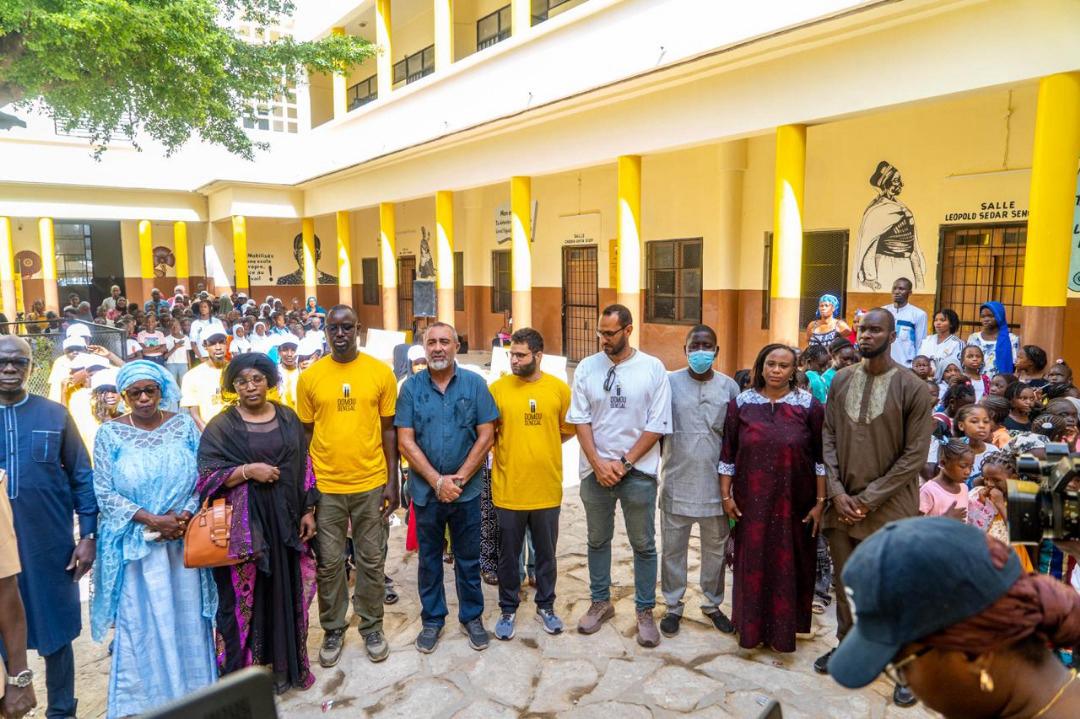 Domou Sénégal inaugure la réhabilitation complète de l’école primaire El Hadji Ibrahima Diop Youssouf (ex-Clémenceau)