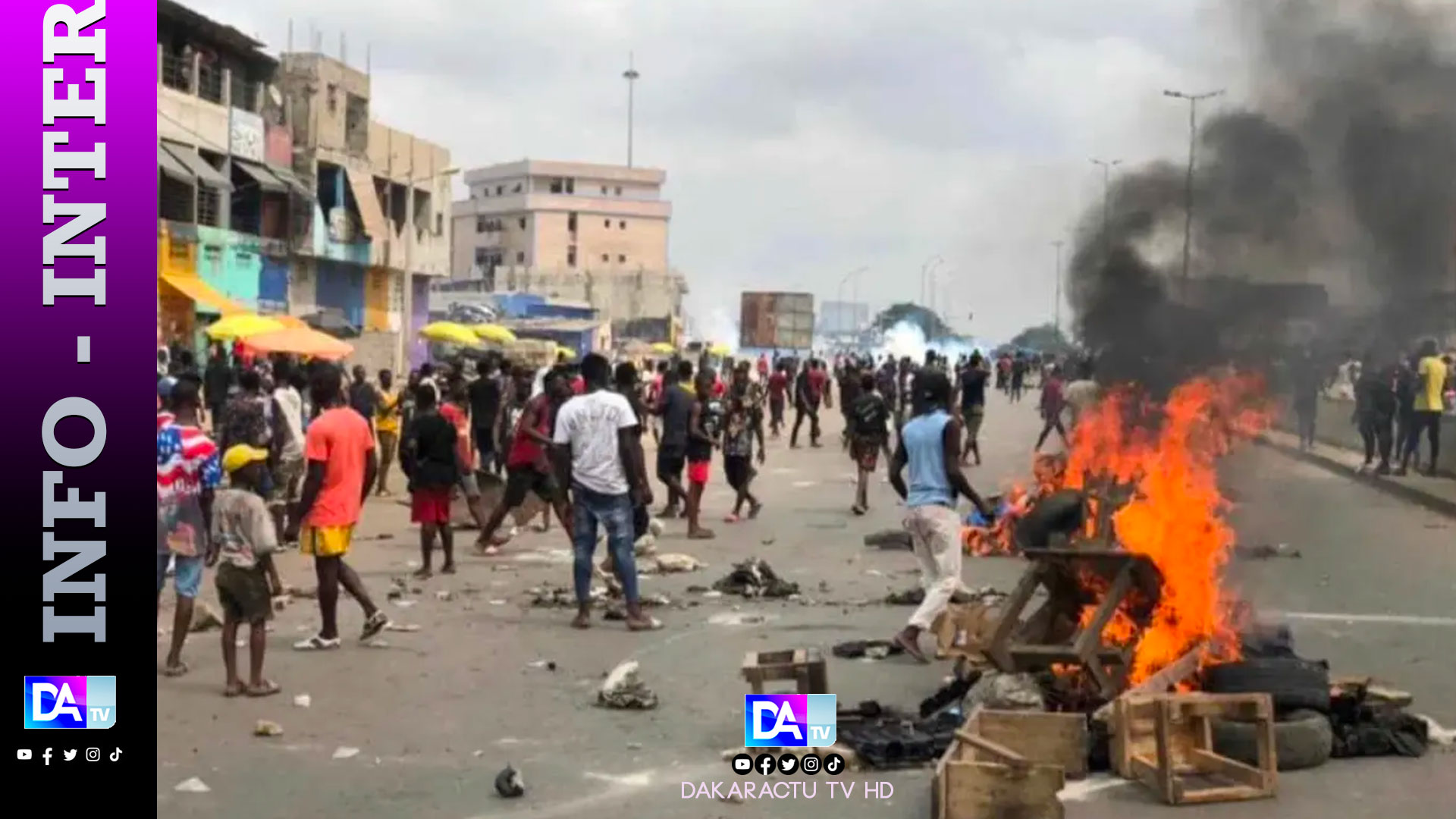 Côte d'Ivoire: un mort dans une manifestation contre le pouvoir