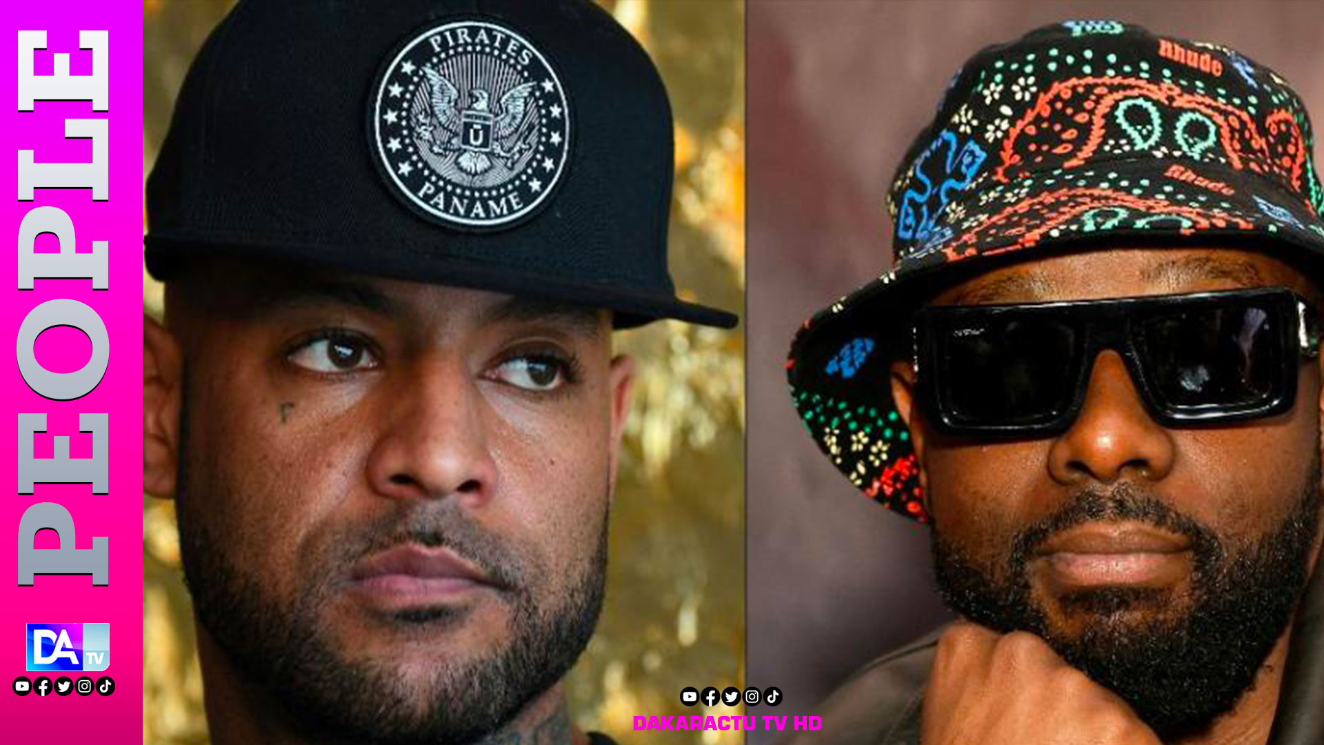 Garde à vue pour la star du rap Booba, après une plainte pour harcèlement de Gims