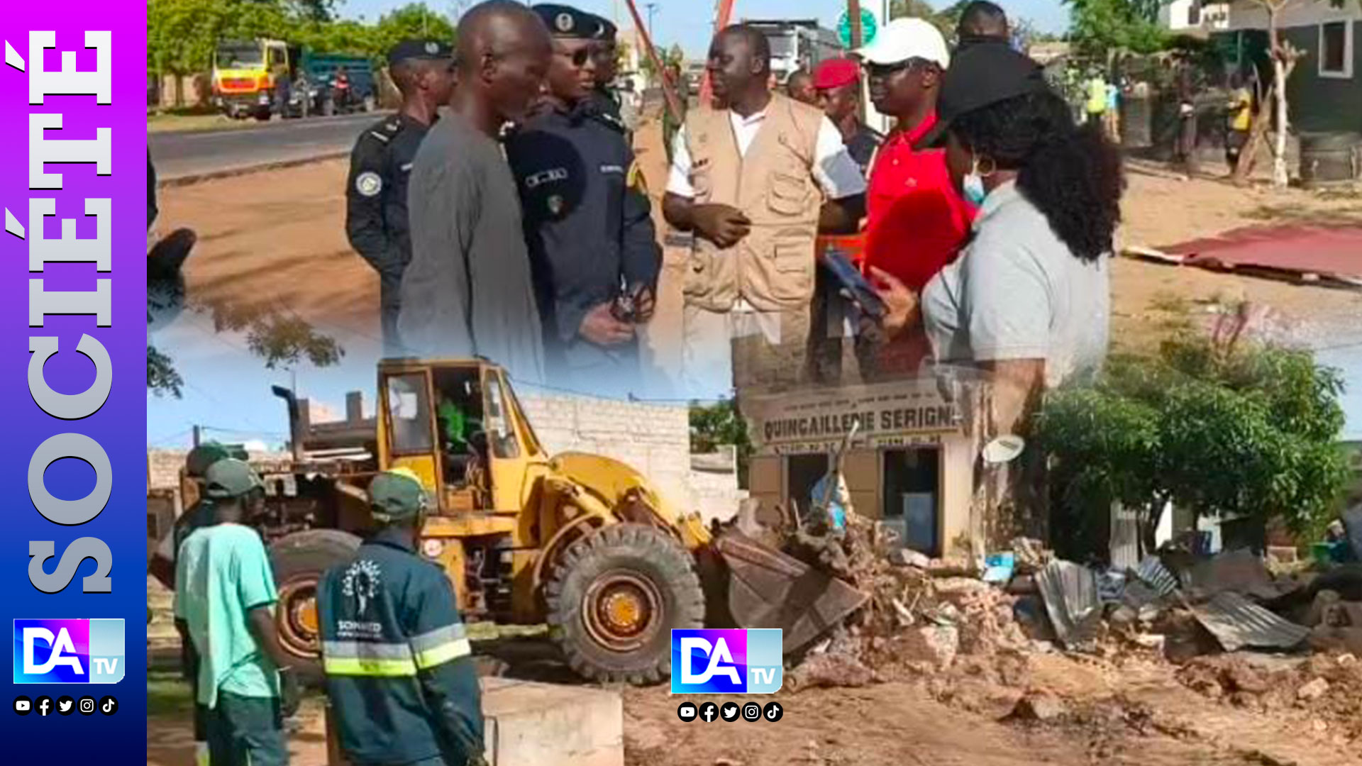 Kaolack- désencombrement des axes:  " les opérations vont se dérouler jusqu'à la libération totale de la voie publique"( préfet Kaolack).