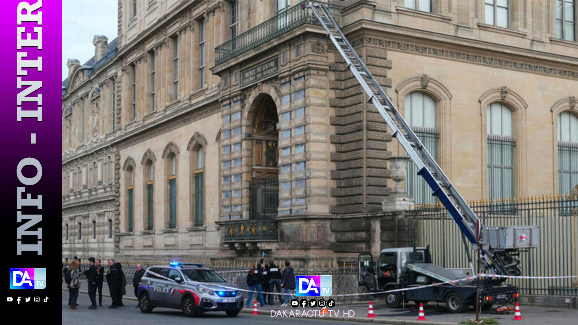 Cambriolage au Louvre : un des bijoux dérobés a été retrouvé aux abords du musée, annonce Dati