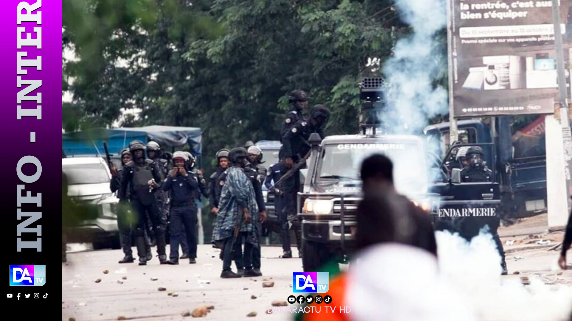 Côte d'Ivoire: mort d'un gendarme et d'un manifestant dans le sud et le centre-ouest