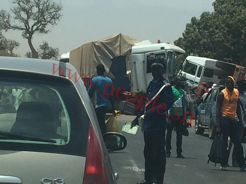 Grave accident sur la route de M'bour à hauteur de Diass