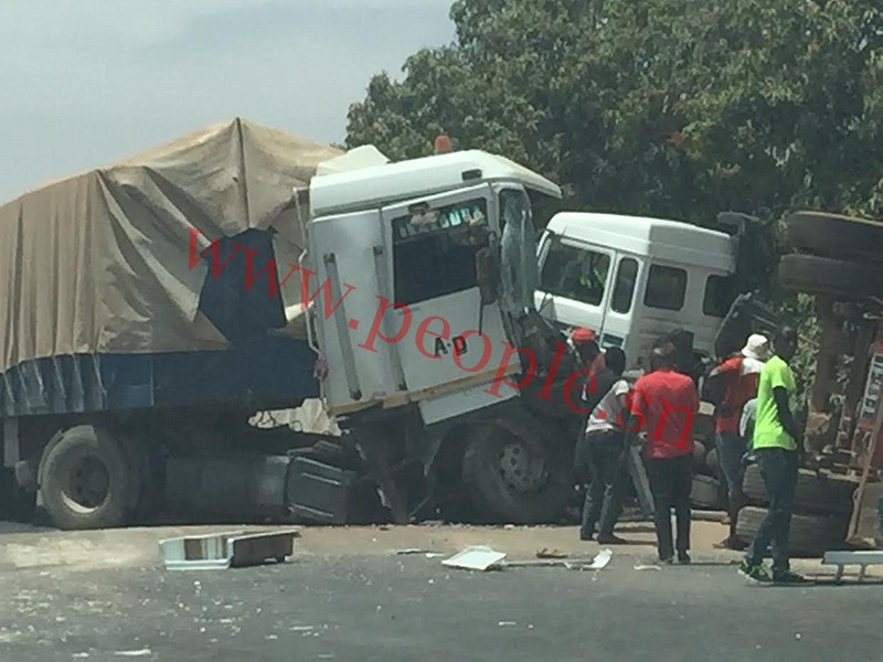 Grave accident sur la route de M'bour à hauteur de Diass