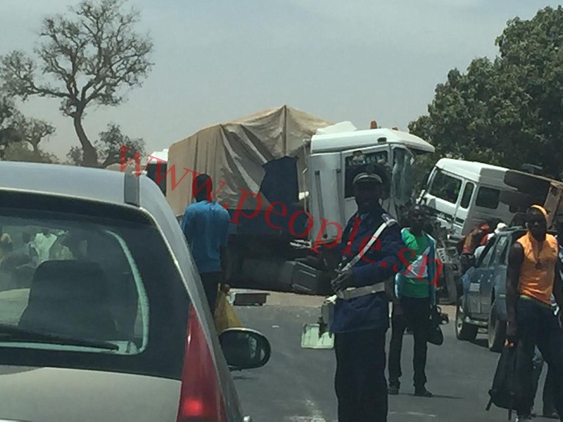 Grave accident sur la route de M'bour à hauteur de Diass