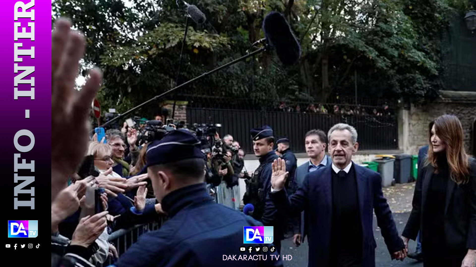 Condamné à de la prison : La sécurité de Nicolas Sarkozy garantie par deux policiers à la prison de la Santé